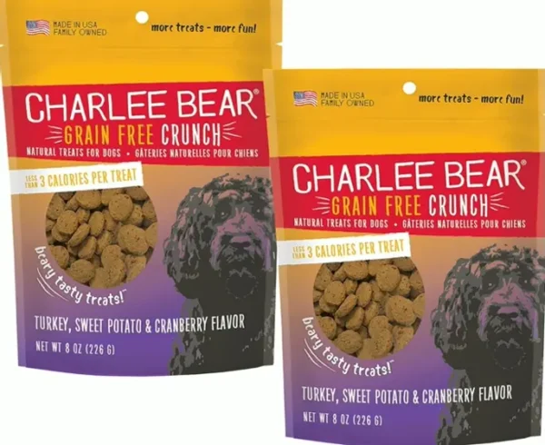 Charley Bear Crunch Turkey, Sweet Potato & Cranberry Dog Snacks