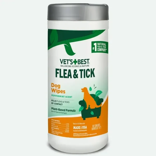 Veterinarian's Top Tick Wipes for Cats - Pack