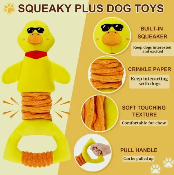 Large Squeaky Dog Playthings for Small, Medium, Large Canines