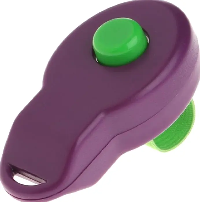 Dog Obedience Clicker featuring Adjustable Hand Strap