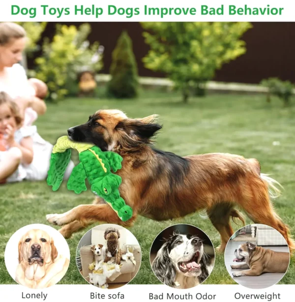 Large Noisy Dog Toys with Crunchy Material