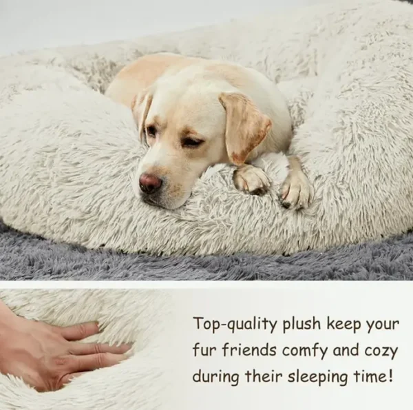 Washable Medium Dog Bed Circular