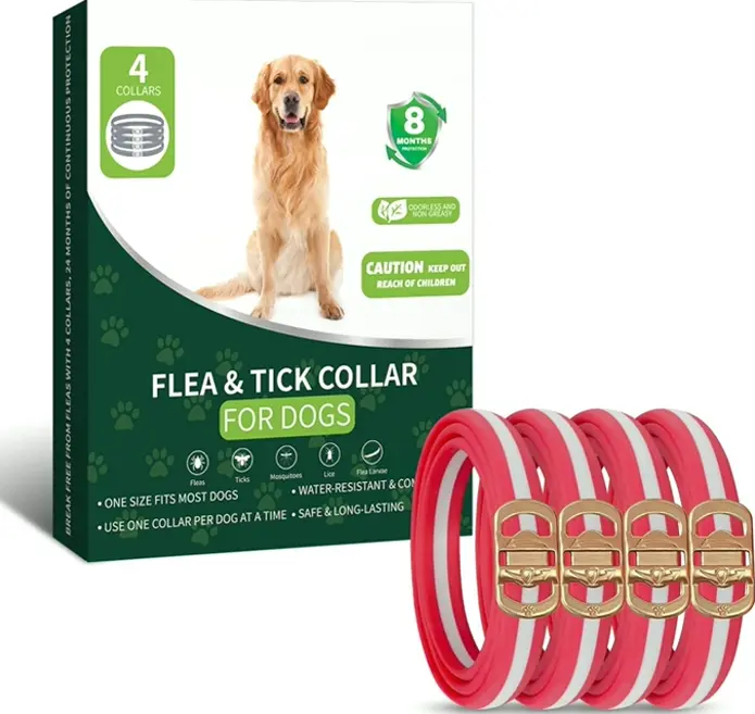 Set Flexible Dog Flea Collar - 32 Months Pest Control