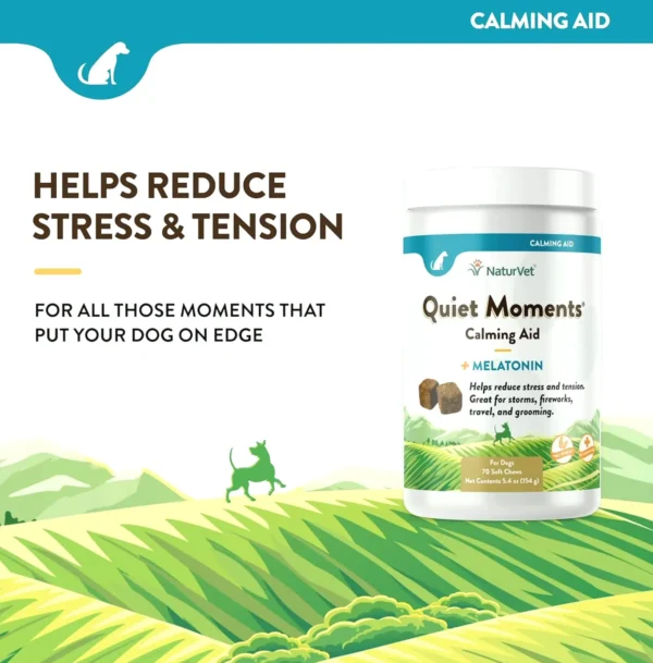 NaturVet Quiet Moments Dog Aid - 70 Soft Chews