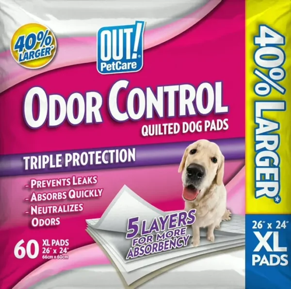 Odor Control XL Pet Training Pads - Absorbent - 26 x 24