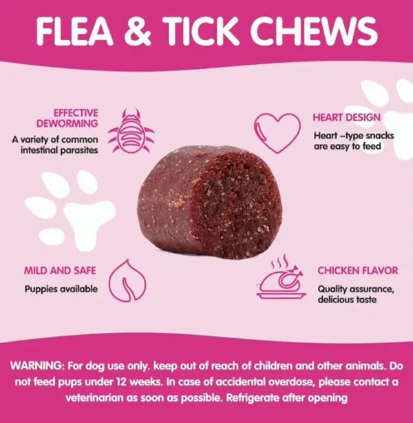 Tick Prevention & Probiotic Chews for Dogs