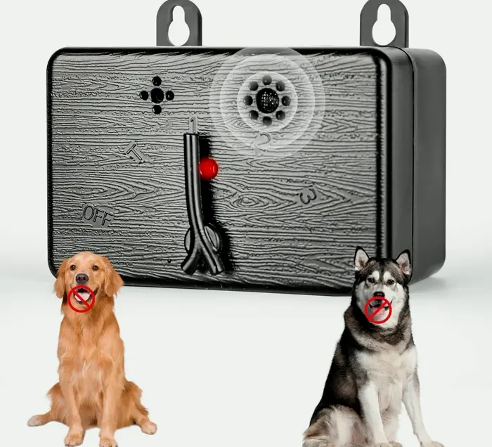 Dog Noise Deterrent Device, Refillable Sound Anti Barking Aid with Pups