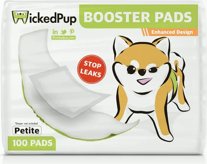 Pet Diaper Pads Absorbent Inserts, 100ct