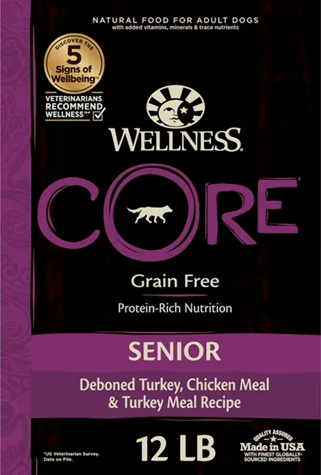 No Grain Senior Dog Meal - Turkey 12 lb Pack