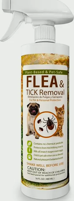 EcoVenger Flea Spray for Dogs and Cats, 16 oz