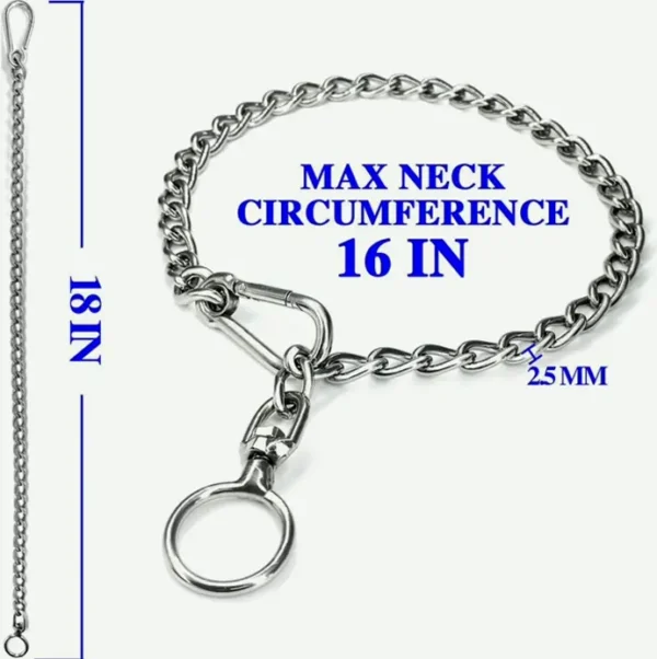 Dog Chain Necklace Metal Steel for Training