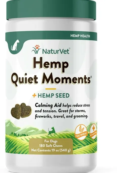 NaturalVet Quiet Moments Calming Aids for Dogs (180 Gummies)