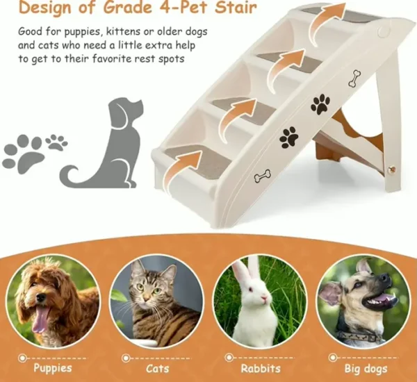 Pup Stairs with Non-Slip Pads