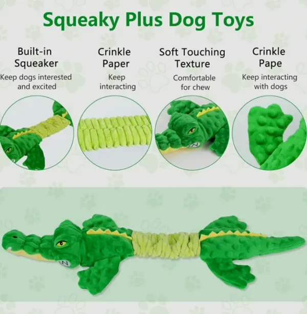 Large Noisy Dog Toys with Crunchy Material