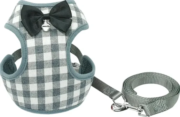 Pet Animal Harness Pack - Tug-Free Grey