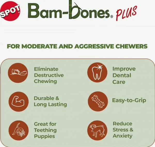 Long-Lasting Bam-Bones Chew for Heavy Dogs