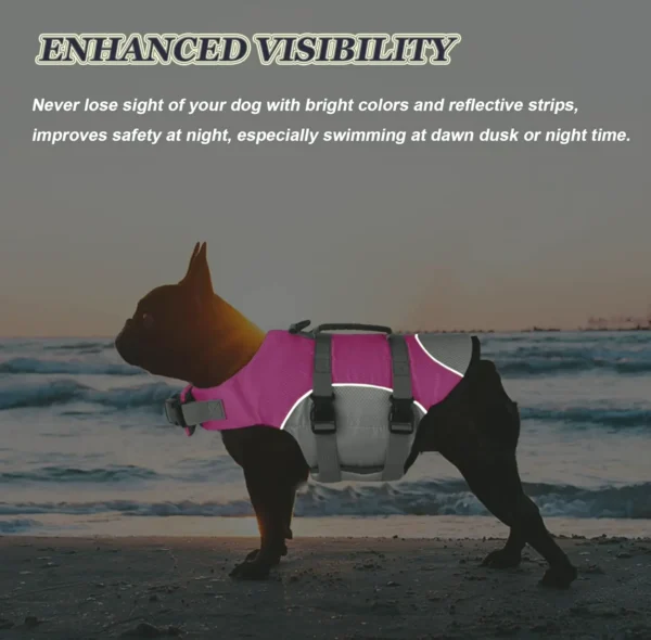 Puppy Athletic Life Jacket for Swimming - Adjustable