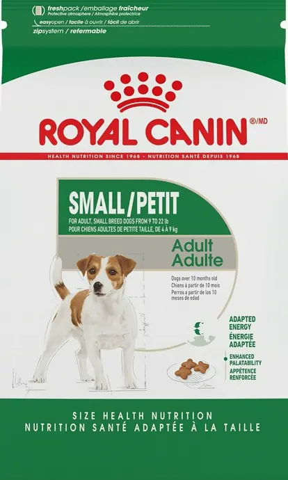 Regal Canin Adult Tiny Breed Kibble Canine Food, 2.5 lb Package