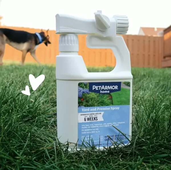 Pet Armor Home Garden Spray for Canines, Kills and Protects From Fleas, Ticks, and Mosquitoes, 32oz