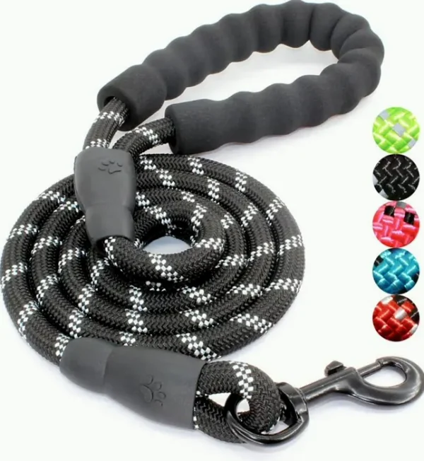 Reflective Pet Leash featuring Padded Grip - Brand