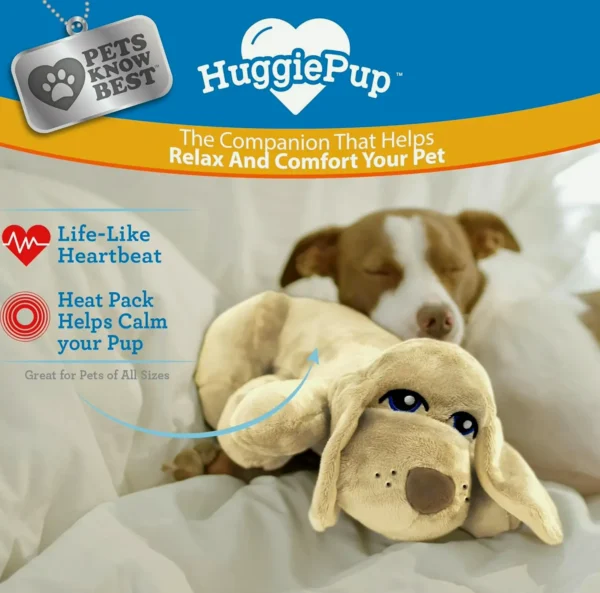 Comforting Cuddly Heartbeat Buddy for Dogs