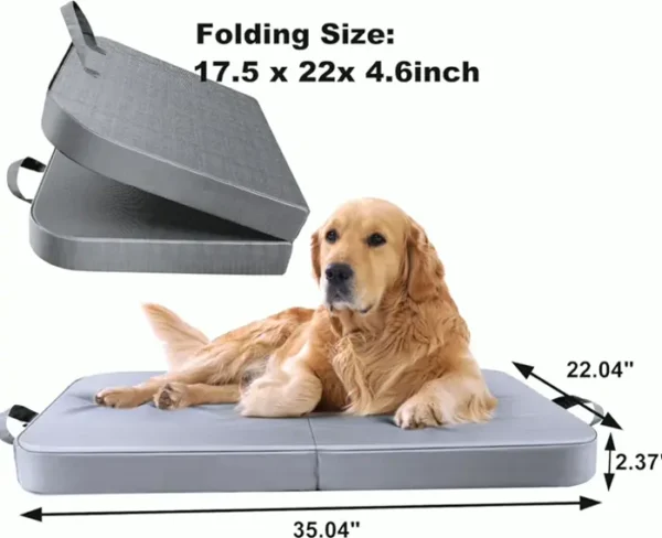 Portable Waterproof Orthopedic Dog Bed