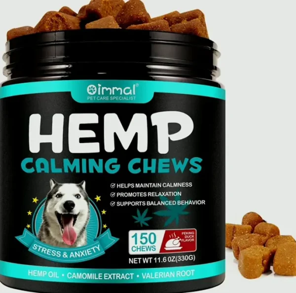 Hemp Soothing Treats for Canines: 150 Soft Treats