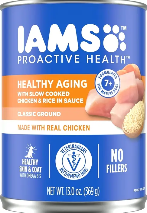 IAMS ProActive HEALTH Moist Dog Food with Poultry and Grain, 12 Cans