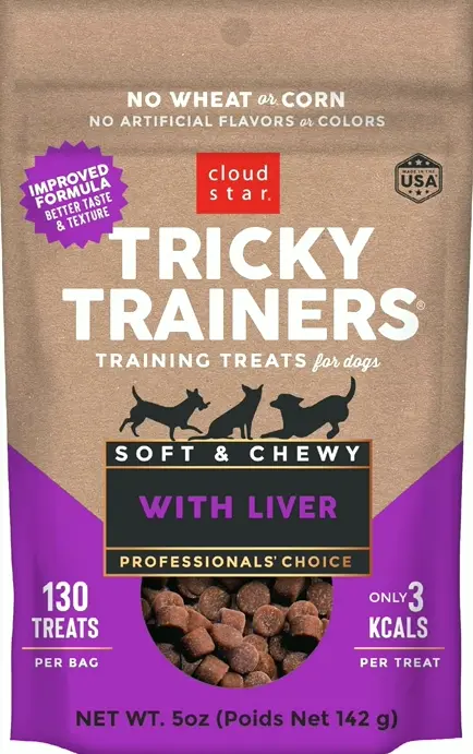 Sky Star Chewy Dog Teaching Snacks 5oz Liver Flavor