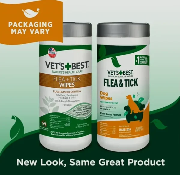 Veterinarian's Top Tick Wipes for Cats - Pack