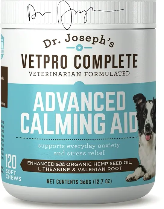 VetPro Calming Aid Canine Treats with Organic Hemp Oil