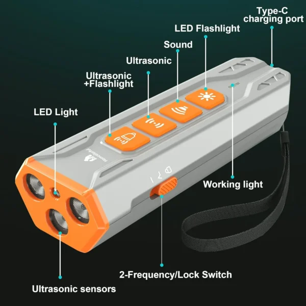 Anti-Bark Device Featuring 2 Sonic Modes