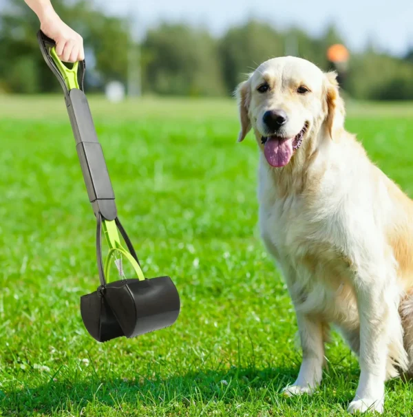 Collapsible Pooper Scooper for Animals - Ergonomic Handle