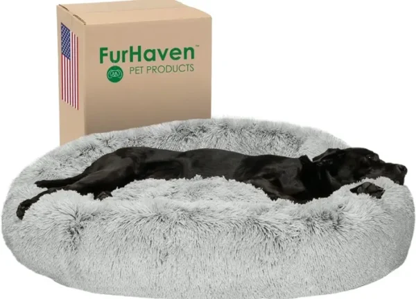 Pet Haven 45" Soothing Round Pet Bed