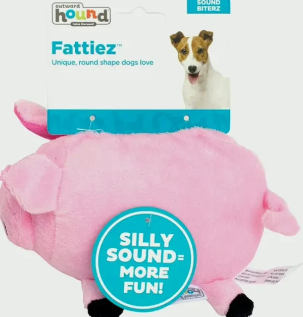 External Hound Soft Pig Canine Plaything, Small