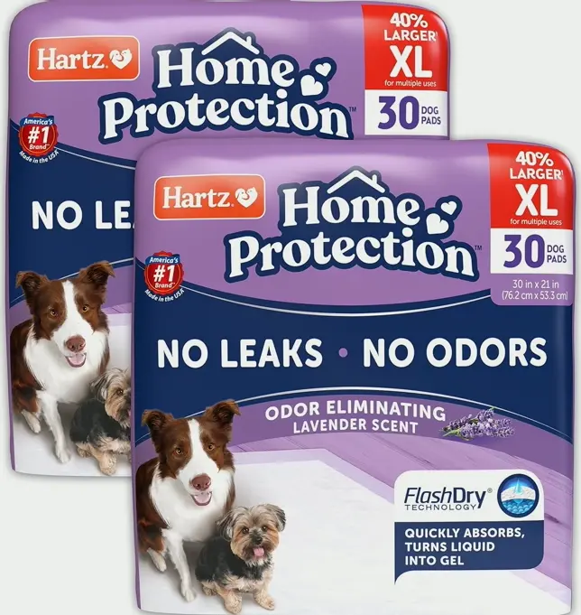 Hartz Scented XL Defense Dog Pads Pack