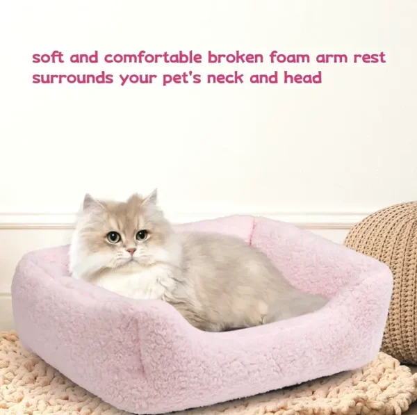 Hollypet's Self-Heated Fleece Dog Cushion for Tiny Animals