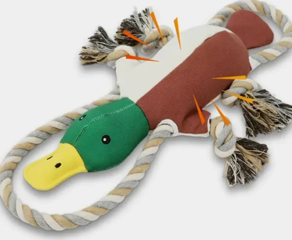 Improved Duck Puppy Toys for Aggressive Chewers