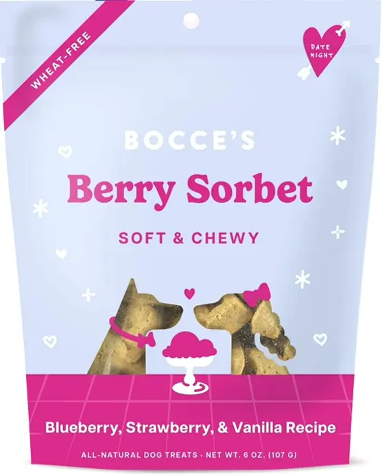 Fruit Sorbet Dog Treats, Chewy, USA Made, 6 oz