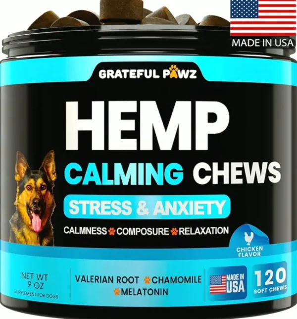 Hemp Calming Treats for Pets Stress Relief