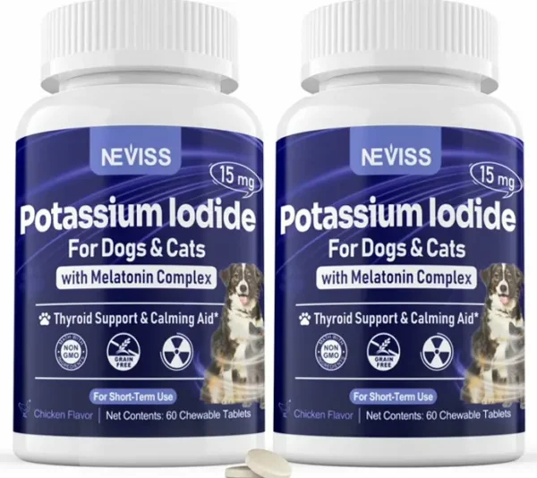 Pet Potassium Melatonin Chews for Dogs & Cats