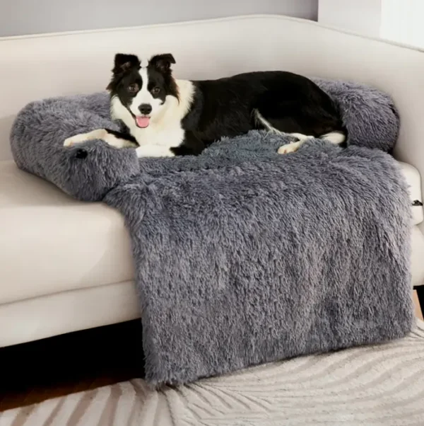 Multi-functional Calming Pet Couch with Washable Fabric