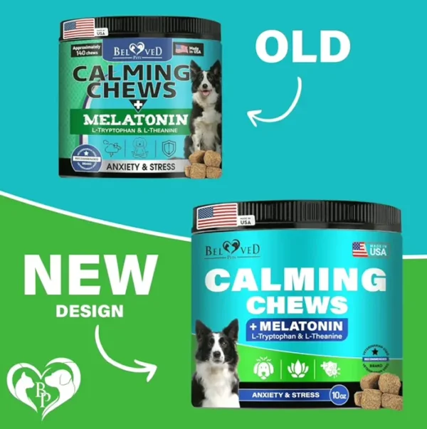 Animal Soothing Chews for Puppies & Kittens USA-Made